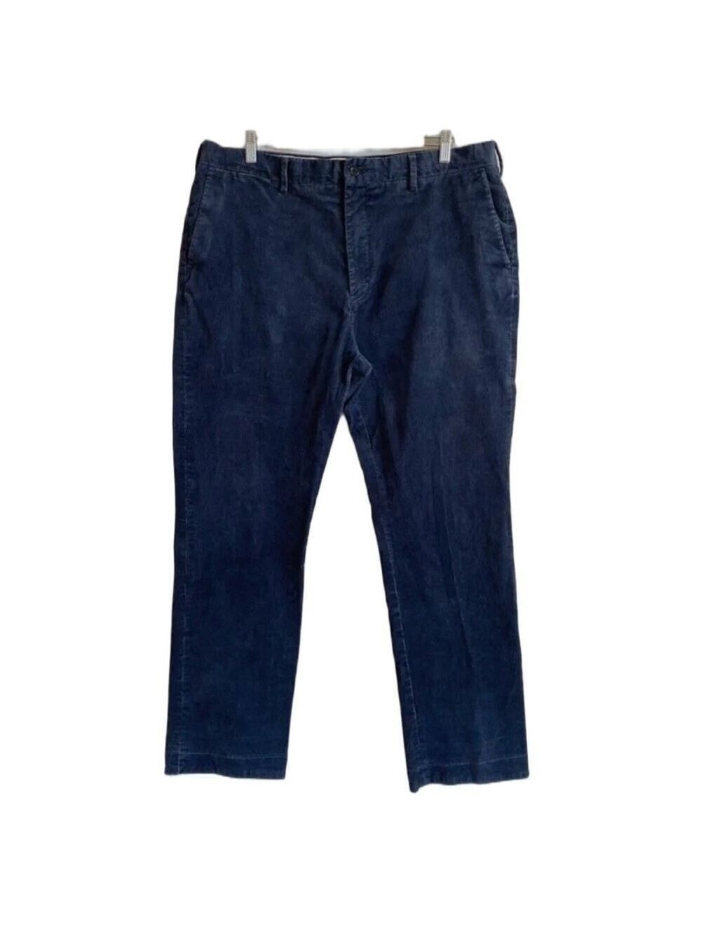 Polo Ralph Lauren Stretch Classic Fit Straight Corduroy Pants Sz 38x32 Navy